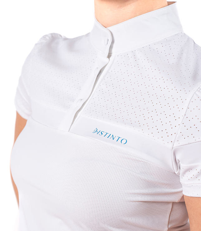 Polo concorso D·istinto dots manica corta bambina