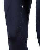 Leggins donna D·ISTINTO orchidea grip al ginocchio