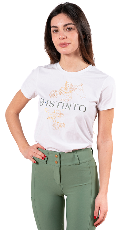 T-shirt D-istinto Peonia manica corta