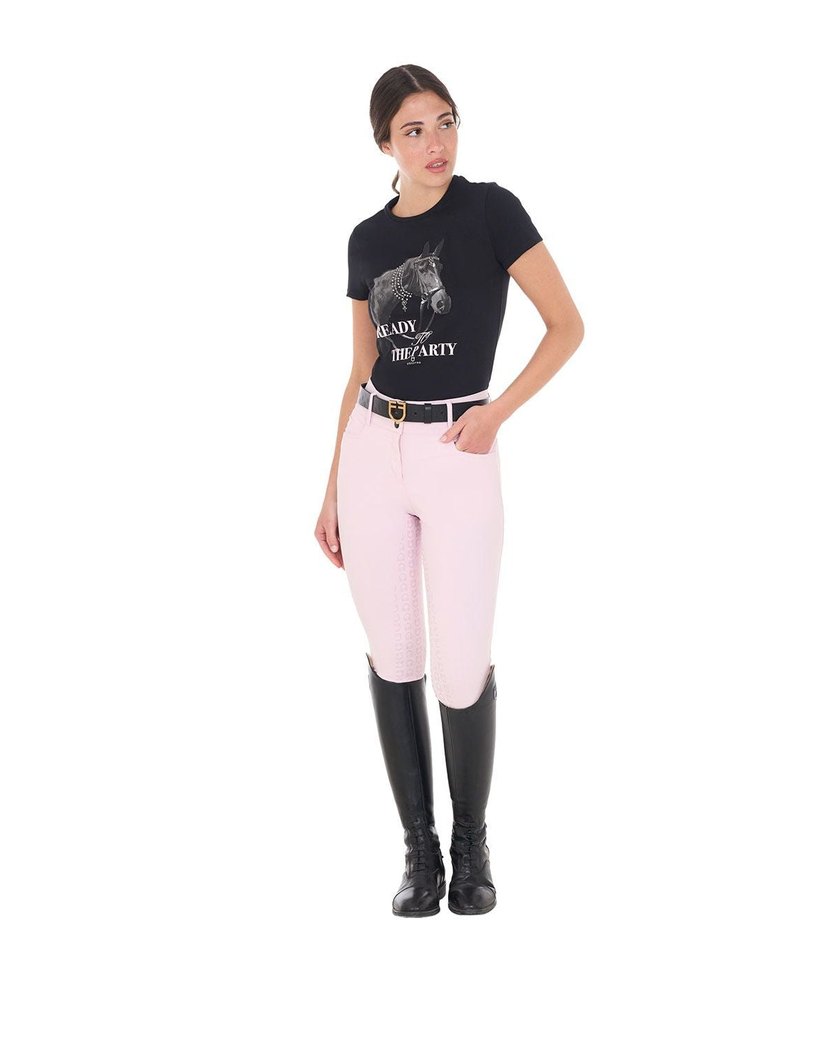 T-shirt donna testa di cavallo