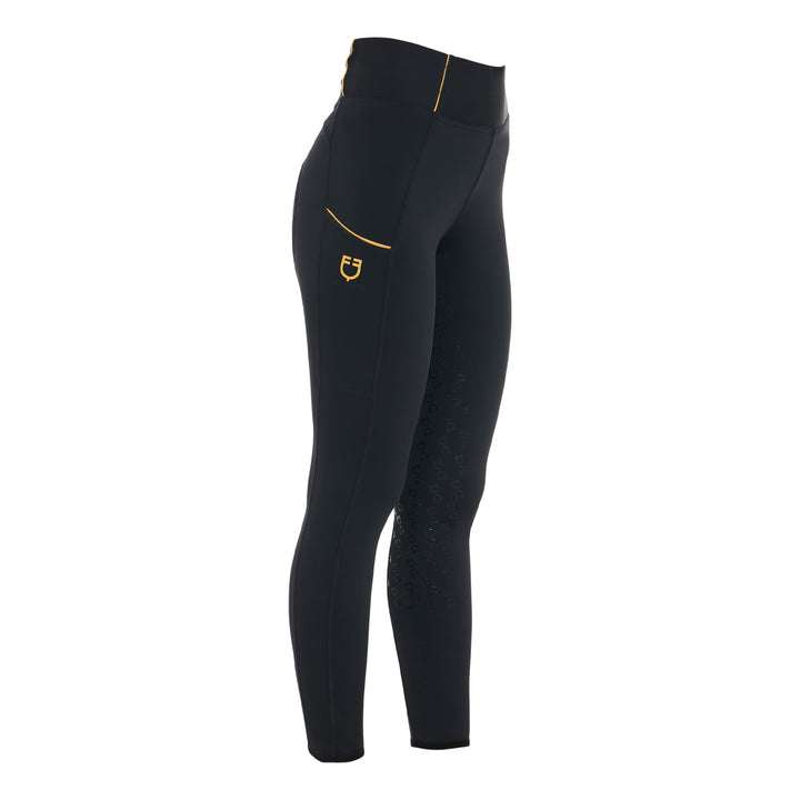 Leggings Donna con fodera in pile-Equstro