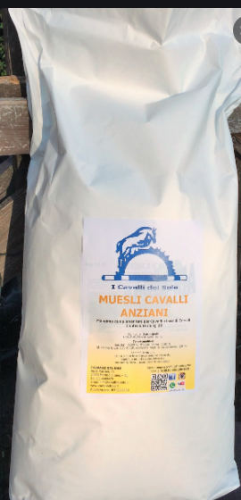 Muesli per cavalli anziani